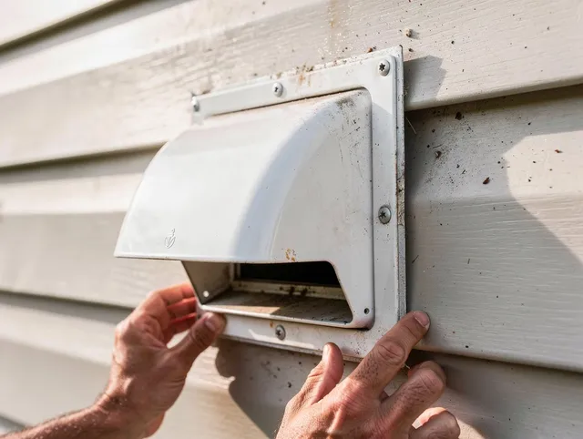Westmont Dryer Vent Cleaning technician delivering thorough residential dryer vent cleaning service in Westmont